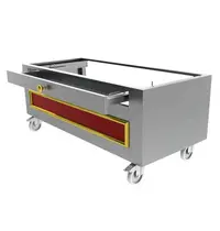 INOTECH by SOFINOR Onderstel | INOTECH Elektrische Kippengrills (ITE3) | RVS | Wielen (Geremd) | 440/650/900(h)mm