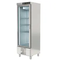 Coreco Koelkast | S-LINE | 505L | RVS | -2°C/+8°C | Geforceerd | Temperatuur-/Deuralarm | 660x735x2160(h)mm 