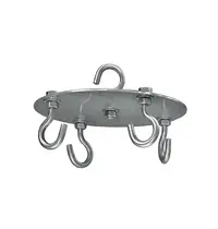 INOTECH by SOFINOR Hakenplaat | INOTECH Verticale Spitsystemen | RVS | 4 Haken 