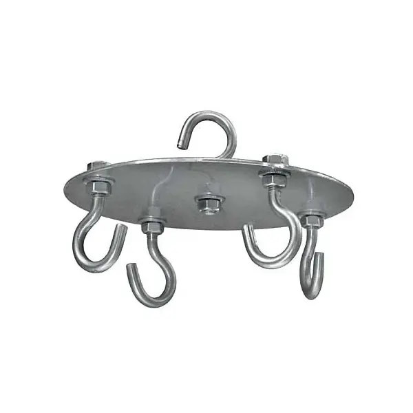 Hakenplaat | INOTECH Verticale Spitsystemen | RVS | 4 Haken