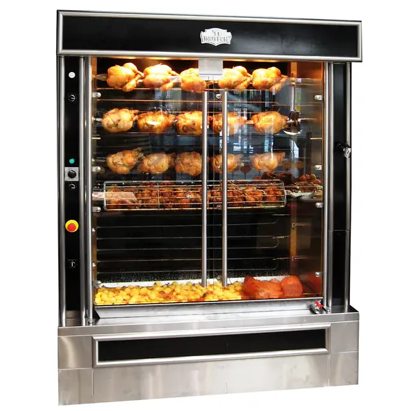 Kippengrill | Elektrisch | 6 Spitten | 36 Kippen | 19.8kW (400V) | 1340x620x1480(h)mm