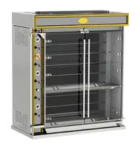 INOTECH by SOFINOR Kippengrill | Elektrisch | 4 Spitten | 24 Kippen | 13.2kW (400V) | 1340x620x1080(h)mm