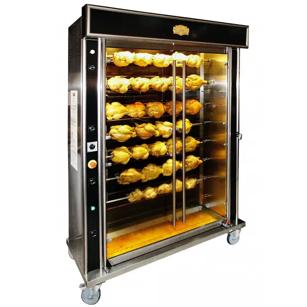 Kippengrill | Elektrisch | 4 Spitten | 24 Kippen | 13.2kW (400V) | 1340x620x1080(h)mm