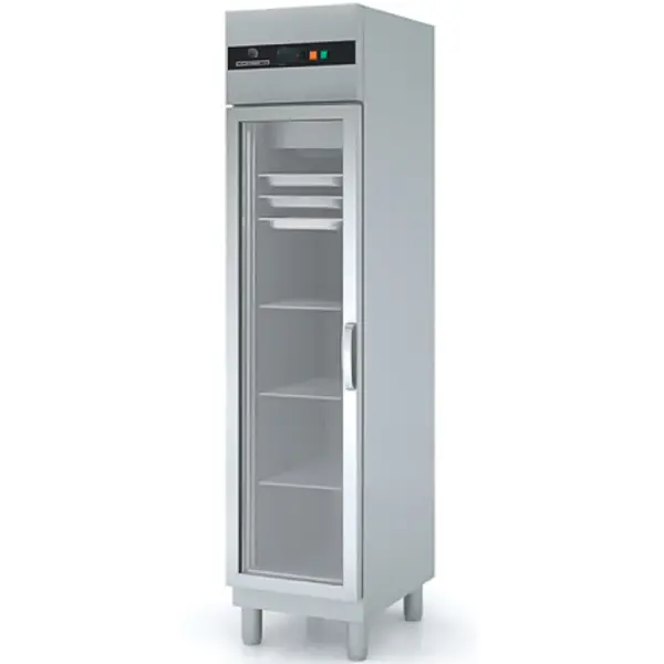 Koelkast | S-LINE | Smal Model | 303L (1/1 GN) | RVS | -2°C/+8°C | Geforceerd | Temperatuur-/Deuralarm | 430x770x2040(h)mm