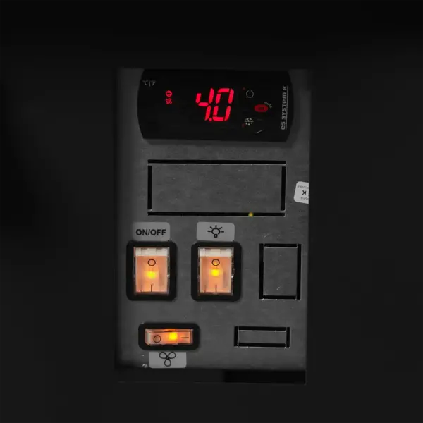 Koeltoonbank | SERIE SOC | 0°C/+4°C | Geforceerd | Gekoelde Reserve | Liftruit | Koppelbaar | 1298x1120x1190(h)mm