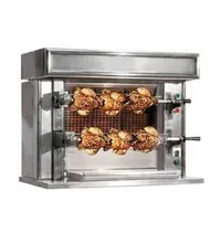 INOTECH by SOFINOR Kippengrill | MINI SÉDUCTION | Gas | 2 Spitten | 6 Kippen | 8kW | Elektrische Ontsteking (230V) | 870x530x722(h)mm