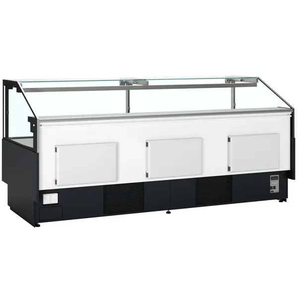 Koeltoonbank | SERIE SOC | 0°C/+4°C | Geforceerd | Gekoelde Reserve | Liftruit | Koppelbaar | 2548x1120x1190(h)mm