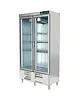 Coreco Koelkast | S-LINE | 964L | RVS | -2°C/+8°C | Geforceerd | Draaideuren | Temperatuur-/Deuralarm | 1250x700x2040(h)mm 