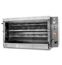 INOTECH by SOFINOR Kippengrill | Gas | 5 Spitten | 30-35 Kippen | 30kW | Elektrische Ontsteking (230V) | 1470x790x900(h)mm
