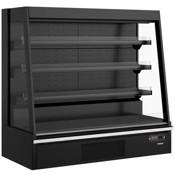 Wandkoeling | GALAXY+ | Zwart | -1°C/+5°C | Geforceerd | Open | Intern Nachtgordijn | Koppelbaar | Optionele Eilandopstelling | 1500x740x1500(h)mm