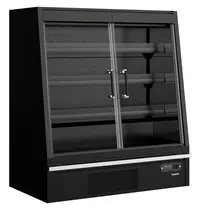 Tefcold Wandkoeling | GALAXY+ | Zwart | -1°C/+5°C | Geforceerd | Draaideuren | Koppelbaar | Optionele Eilandopstelling | 1330x740x1500(h)mm 