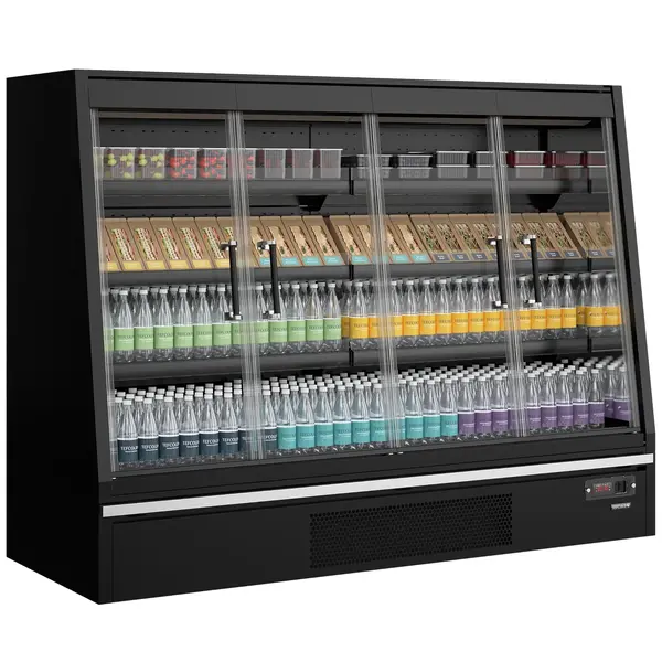 Wandkoeling | GALAXY+ | Zwart | -1°C/+5°C | Geforceerd | Draaideuren | Koppelbaar | Optionele Eilandopstelling | 1955x740x1500(h)mm