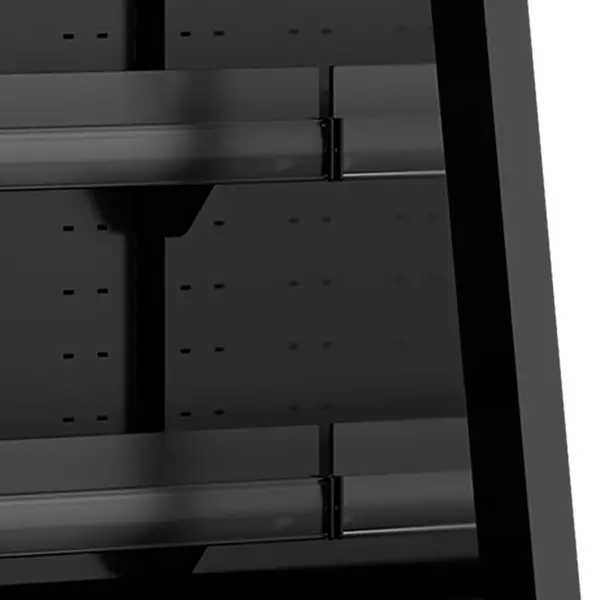 Wandkoeling | GALAXY+ | Zwart | -1°C/+5°C | Geforceerd | Draaideuren | Koppelbaar | Optionele Eilandopstelling | 2580x740x1500(h)mm