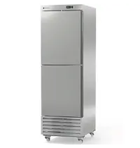 Coreco Koelkast | US RANGE | 645L (2/1 GN) | RVS | -2°C/+8°C | Geforceerd | Temperatuur-/Deuralarm | Wielen (Geremd) | 660x845x2145(h)mm