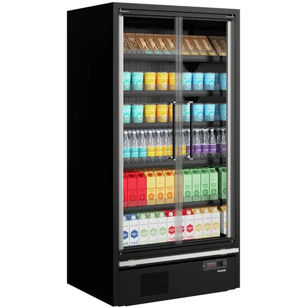 Wandkoeling | GALAXY+ | Zwart | -1°C/+5°C | Geforceerd | Draaideuren | Koppelbaar | Optionele Eilandopstelling | 1018x880x2040(h)mm