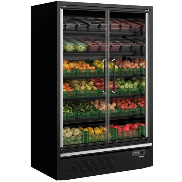 Wandkoeling | GALAXY+ | Zwart | -1°C/+5°C | Geforceerd | Draaideuren | Koppelbaar | Optionele Eilandopstelling | 1330x880x2040(h)mm