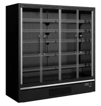 Tefcold Wandkoeling | GALAXY+ | Zwart | -1°C/+5°C | Geforceerd | Draaideuren | Koppelbaar | Optionele Eilandopstelling | 1955x880x2040(h)mm