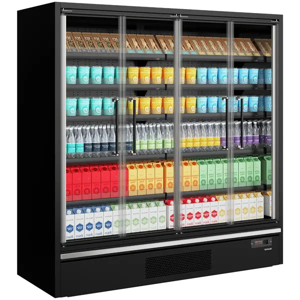 Wandkoeling | GALAXY+ | Zwart | -1°C/+5°C | Geforceerd | Draaideuren | Koppelbaar | Optionele Eilandopstelling | 1955x880x2040(h)mm