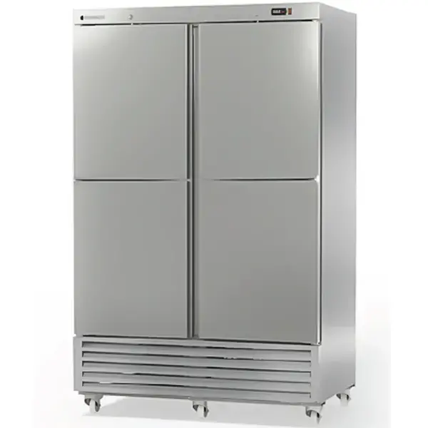 Vrieskast | US RANGE | 1404L (2/1 GN) | RVS | -15°C/-20°C | Geforceerd | Temperatuur-/Deuralarm | Wielen (Geremd) | 1350x845x2145(h)mm