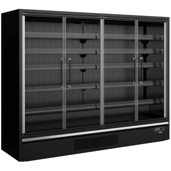 Wandkoeling | GALAXY+ | Zwart | -1°C/+5°C | Geforceerd | Draaideuren | Koppelbaar | Optionele Eilandopstelling | 2580x880x2040(h)mm