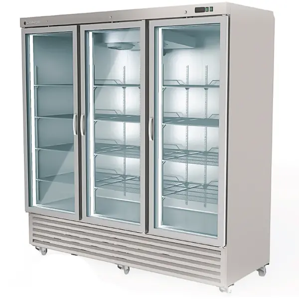 Koelkast | US RANGE | 2197L (2/1 GN) | RVS | -2°C/+8°C | Geforceerd | Draaideuren | Temperatuur-/Deuralarm | Wielen (Geremd) | 2035x845x2145(h)mm