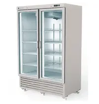 Coreco Vrieskast | US RANGE | 1404L (2/1 GN) | RVS | -15°C/-20°C | Geforceerd | Draaideuren | Temperatuur-/Deuralarm | Wielen (Geremd) | 1350x845x2145(h)mm