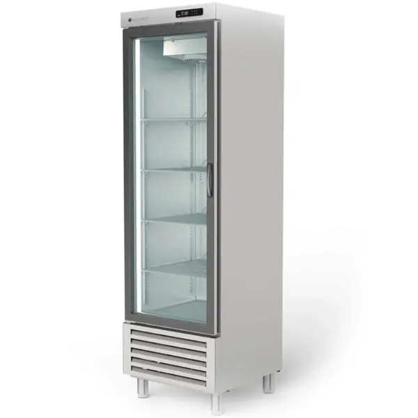 Vrieskast | 409L | RVS | -15°C/-20°C | Geforceerd | Temperatuur-/Deuralarm | 540x770x2040(h)mm