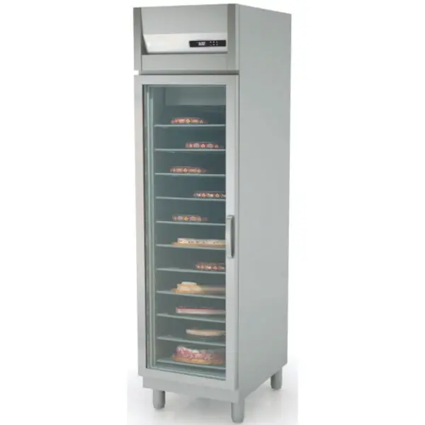 Bakkerij Koelkast | 409L (EN600x400) | RVS | 0°C/+8°C | Geforceerd | Temperatuur-/Deuralarm | 530x770x2040(h)mm
