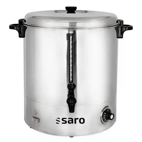 Verwarmde Drankendispenser | HOT DRINK | RVS | 30L | 30°C/110°C | 2.4kW (230V) | Enkelwandig | Ø385x499(h)mm