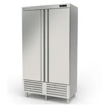 Coreco Viskoelkast | 979L | RVS | -1°C/-5°C | Geforceerd | Incl. 14 Visbakken | Temperatuur-/Deuralarm | 1250x700x2040(h)mm