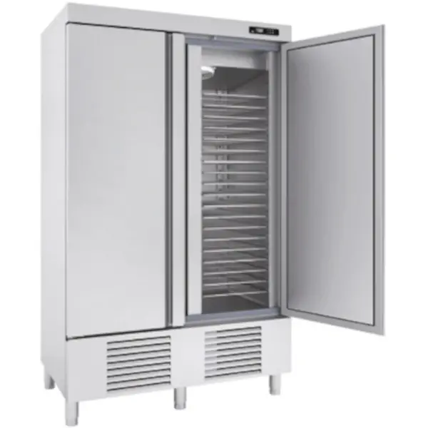 Bakkerij Vrieskast | 979L (EN600x400) | RVS | -15°C/-20°C | Geforceerd | Temperatuur-/Deuralarm | 1250x700x2040(h)mm