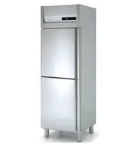 Coreco Koelkast | 337L | RVS | -2°C/+8°C | Geforceerd | Temperatuur-/Deuralarm | 600x650x1900(h)mm