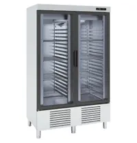 Coreco Vrieskast | 979L (EN600x400) | RVS | -15°C/-20°C | Geforceerd | Draaideuren | Temperatuur-/Deuralarm | 1250x700x2040(h)mm