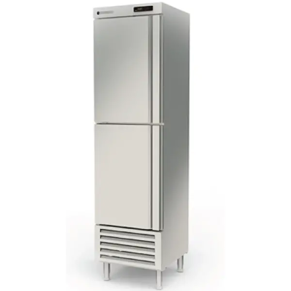 Koelkast | 409L | RVS | -2°C/+8°C | Geforceerd | Temperatuur-/Deuralarm | 530x770x2040(h)mm