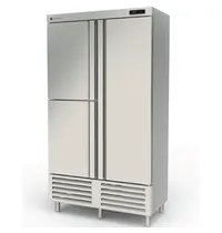 Coreco Vrieskast | 964L | RVS | -15°C/-20°C | Geforceerd | Temperatuur-/Deuralarm | 1250x700x2040(h)mm