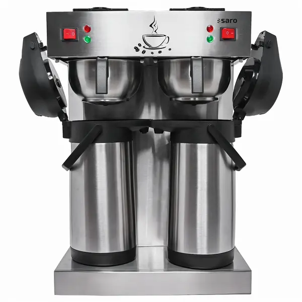 Koffiezetapparaat | THERMO ECO | RVS | Dubbel | 2x 2.5L | Warmhoudplaten | 3.8kW (230V) | 406x383x560(h)mm