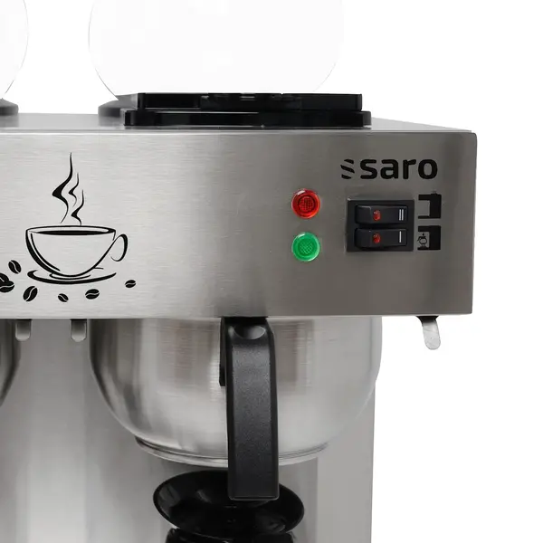 Koffiezetapparaat | ECO | RVS | Dubbel | 4x 1.8L | Warmhoudplaten | 4.12kW (230V) | 405x410x453(h)mm