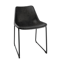 Bolero Stoelen | RODEO | Kunstleer/Staal | Black | Indoor | 2 Stuks | 455x540x725(h)mm