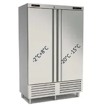 Coreco Koel-/Vrieskast | 1165L | RVS | -15°C/-20°C & -2°C/+8°C | Geforceerd | Temperatuur-/Deuralarm | 1370x735x2115(h)mm