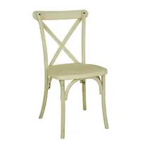 Bolero Stoelen | MANHATTAN | Hars | Naturel | In-/Outdoor | Stapelbaar | 4 Stuks | 460x435x885(h)mm