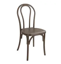Bolero Stoelen | SOHO BENTWOOD | Hars | Houtlook | In-/Outdoor | Stapelbaar | 4 Stuks | 410x435x915(h)mm