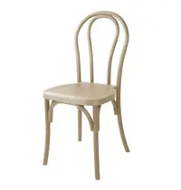Bolero Stoelen | SOHO BENTWOOD | Hars | Naturel | In-/Outdoor | Stapelbaar | 4 Stuks | 410x435x915(h)mm