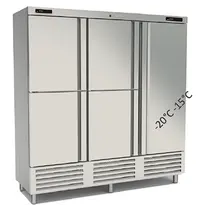 Coreco Koel-/Vrieskast | 1725L | RVS | -15°C/-20°C & -2°C/+8°C | Geforceerd | Temperatuur-/Deuralarm | 2055x735x2115(h)mm