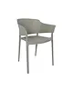 Bolero Stoelen | LORENZO | Kunststof | Grey | In-/Outdoor | Stapelbaar | 2 Stuks | 530x500x775(h)mm 