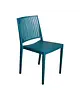 Attends Stoelen | BALTIMORE | Kunststof | Blue | In-/Outdoor | Stapelbaar | 4 Stuks | 460x560x820(h)mm 