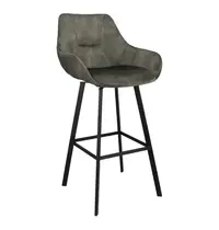 HC Barkrukken | BIAS | Fluweel/Metaal | Hunter | Zwarte Poten | Indoor | 2 Stuks | 500x570x1100(h)mm 