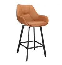 HC Barkrukken | BIAS | Microleder/Metaal | Camel | Zwarte Poten | Indoor | 2 Stuks | 500x570x950(h)mm