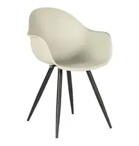 HC Stoelen | LIVA | Kunststof/Metaal | Breeze | Zwarte Poten | In-/Outdoor | 2 Stuks | 580x540x850(h)mm