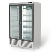 Coreco Koelkast | 1201L | RVS | -2°C/+8°C | Geforceerd | Draaideuren | Temperatuur-/Deuralarm | 1370x735x2160(h)mm