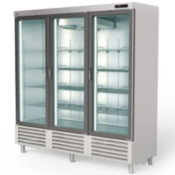 Koelkast | 1852L | RVS | -2°C/+8°C | Geforceerd | Draaideuren | Temperatuur-/Deuralarm | 2055x735x2160(h)mm